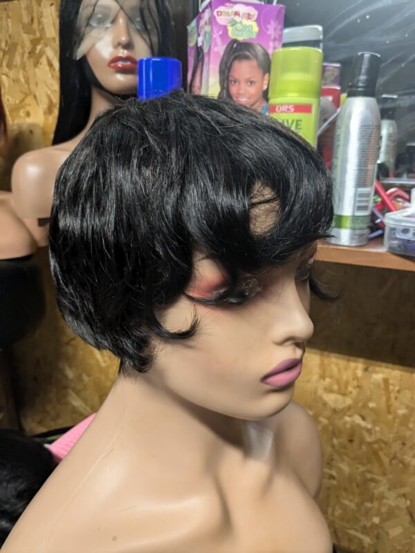 Premium Synthetic Black short Wig